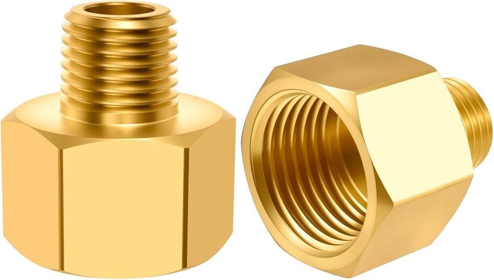 Brass Hose Pipe Fitting Reducer 1/4 Male To 1/2 Female Npt Adapter 80 Characters