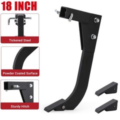 18” Shank Middle Buster Plow Hitch Mounted Ripper w/ 2″ Receiver for ATVs/UTVs