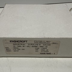 ASHCROFT 10-1008-SL-02L-30 100m Steel Pressure Filled Gauge 30 psi 101008SL02L30