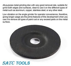 5 Pack 115mm AO Grinding Discs Type 27 4-1/2″ x1/4″ x7/8″ Grinder Cut off Wheels