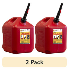 2 pack Midwest Can Company, 5 Gallon Capacity Gas Can with Flame Mitigation Devi