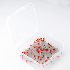 100 Pcs Dental Endo Quartz Fiber Post Straight/Screw Restorative Posts 1.0-1.8mm