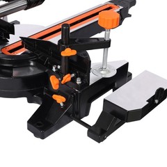 10in Single Bevel 2 Speed Sliding Miter Saw,5000/3200 RPM,3.5x13in Cutting