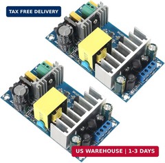 2pcs AC to DC Isolated Power Supply Module, 24V 4A, 5V 1A Dual Output, 120W Max,
