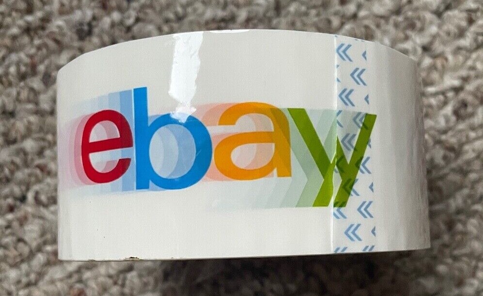 eBay Branded Tape Official Packing Packaging Shipping Rolls 75 Yard X 2” Logo