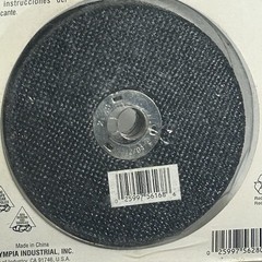Olympia Tools 56-280 4″ Abrasive Cut Off Wheels for Cutting Metal 10pc Pack