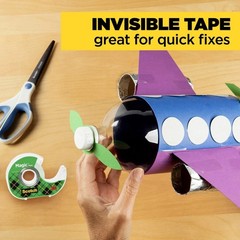 Scotch Magic Tape, 3 Dispensered Rolls, Numerous Applications, 3/4 x 300 Inches