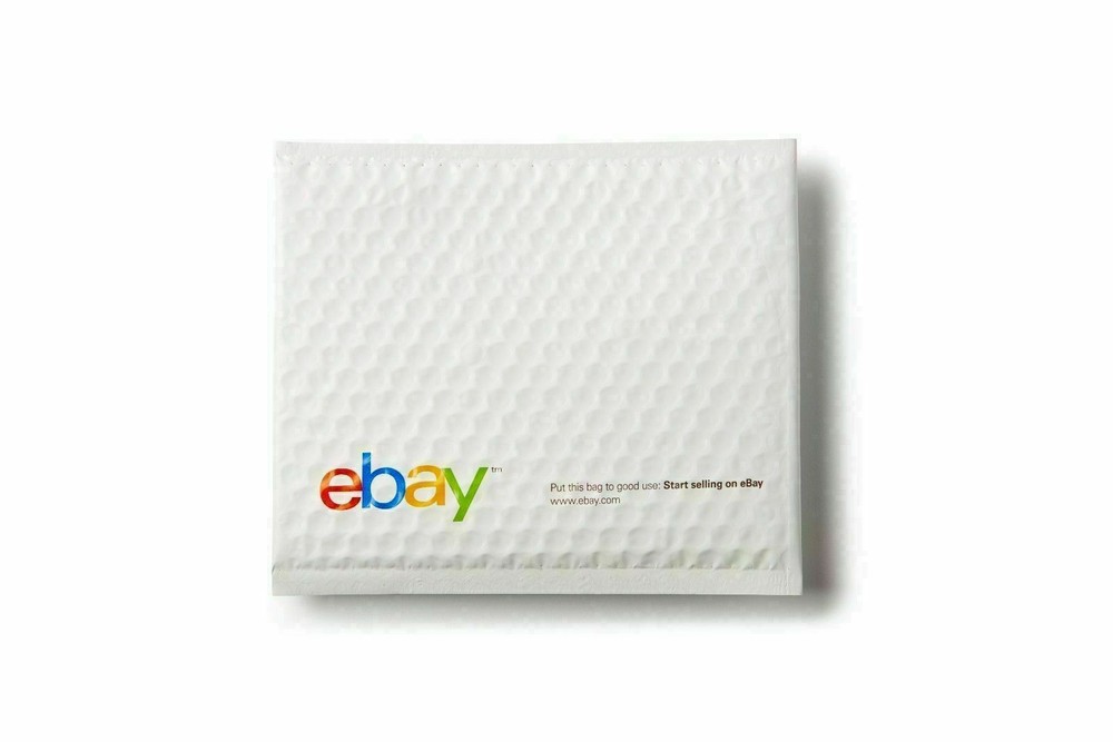 eBay-Branded Padded Airjacket With Multi-Color Print 6.5″ x 9.25″ Lot Of 27