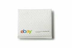 eBay-Branded Padded Airjacket With Multi-Color Print 6.5″ x 9.25″ Lot Of 27
