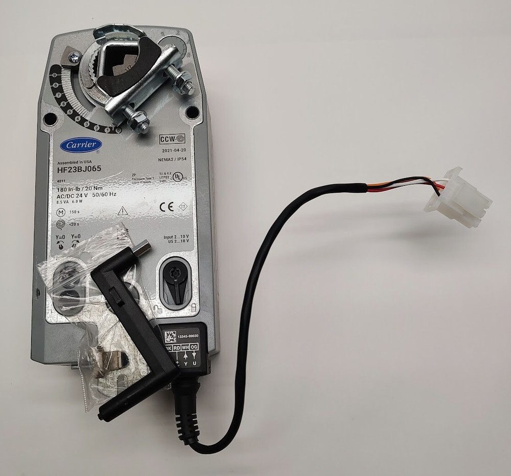 Actuator Damper Carrier HF23BJ065 AC/DC 24V 50/60 Hz 180 in-lb/20Nm