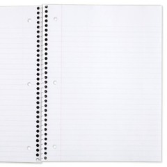 Mead Spiral Notebook, 6 Pack, 1 Pack of 6, Red,Yellow,Blue,Green,Purple,Black