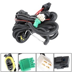 2-Pack Fog Lights Assembly with Bulbs Switch Wiring Kit Left Right