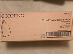 TISSUE CULTURE FLASK – Corning 430825 Sterile 150cm2 Vented Cap – 50/CS