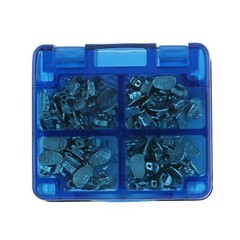 20sets Dental Orthodontic Buccal Tubes Molar Tube MBT Roth 022 1st 2nd Bondable