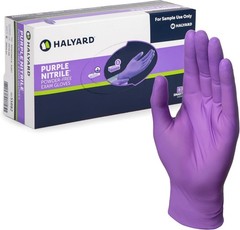 PURPLE NITRILE Gloves Powder Free Disposable Medical Exam Gloves Dental Chemo…