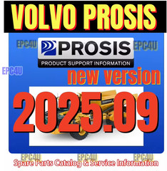 Volvo PROSIS 2025 NEW Offline Parts Catalog and Repair Manuals on DELL laptop