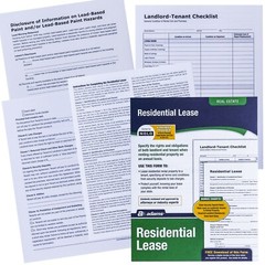 Adams LF310 Residential Rental Lease Agreement With Instructions