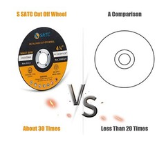 200 PCS 4-1/2″ x .040″ x 7/8″ Cutting Discs Metal Stainless Steel Cut-Off Wheels