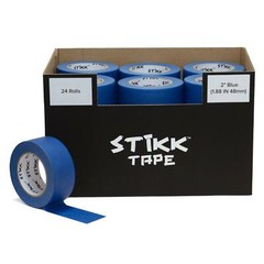 24 Roll Case Of 2″ x 60 yards (48mm x 55m) STIKK Blue Painters Masking Tape