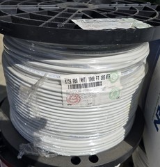 BELDEN 8729 White 4 Conductor 22 AWG Shielded Cable w/Ground 800 FT Spool 800′