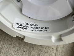 LOT OF 4 PIECES COOPER LIGHTING SOLUTIONS HM412840 1000-2000 Lumens 4000K