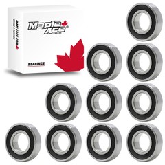6000-2RS Ball Bearing 10x26x8mm 6000 2RS Rubber Sealed Supreme (PCs 10)
