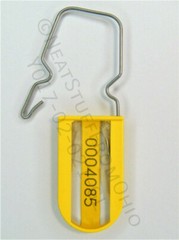 Electric Meter Seal Tamper Tag Padlock 10 Pack NUMBERED