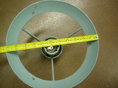 Abolite 18″ high bay HID reflector with 1813-1 mogul base 3-strut stanchion
