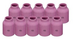RIVERWELD TIG Gas Lens Alumina Nozzle Jumbo 53N88 10# 5/8″ 16.0mm 10pcs | Cer…