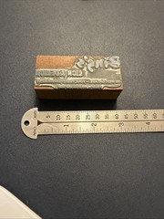 pins’s signs and design york PA | Vintage letterpress printing block