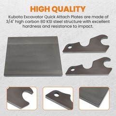 Quick Attach Bucket Ears Fit For Kubota KX040 KX71/KX91 KX121/KX033 U35
