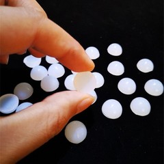 White Solid Silicone Rubber Half Ball Mold Stripping Hemisphere High Temperature
