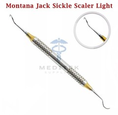 3 X Montana Jack Sickle Scaler Light Double Ended Dental Instruments CE
