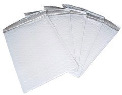 25-Pk WHITE 7.25 x 11″ Padded POLY BUBBLE MAILER #1 shipping DVD game envelope