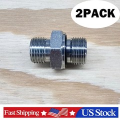 2X 3/8″ BSPP TO DIN L10 M16x1.5-MINI EXCAVATOR CHINESE DIGGER – 5002L-10-06 NEW
