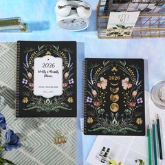 2026 Planner – 2026, Jan. 2026 – Dec. 8.5” x 11”, A4, Black