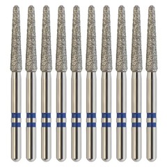Dental Diamond Zirconia Adjustment Burs Round End Taper Friction Grip FG 850 856