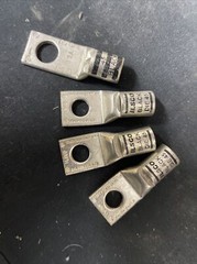 4- ILSCO BLACK DIE 45 2/0 AWG 1/0 FLEX CLNS-2/0-12 COMPRESSION LUG