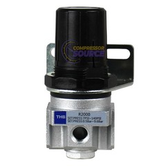 1/4″ Air Compressor Regulator Industrial Grade W/ Pressure Gauge + Mount Bracket