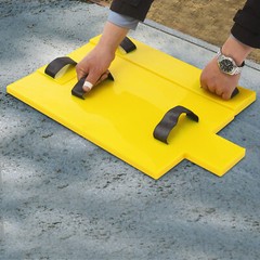Concrete Wall Mold Polyurethane Seamless Stamp Cement Texture Stone Slate Mat US