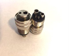 2pcs High Speed Handpiece Adapter Holes Changer Borden 2-Hole to 4-Hole