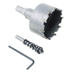 AUTOTOOLHOME 2 Inch Metal Hole Saw 50mm Tooth Carbide Tipped TCT Silver