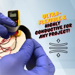 Conductive Paint Premium, Highly Electrical Conductivity, Water Resistant (1 OZ)