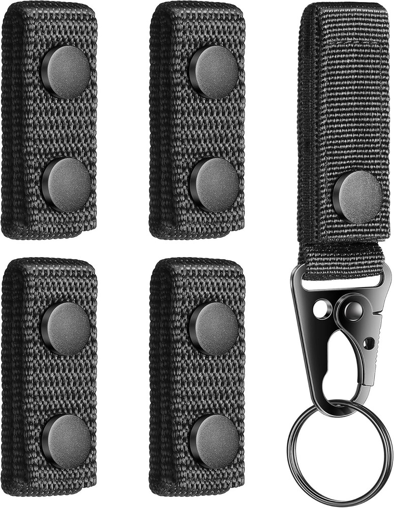 5PCS Duty Belt Keepers Nylon Basketweave Keepers for Police Tactical Molle Belts
