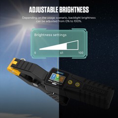 HVAC Refrigeration Temperature Probe Pipe Clamp Digital Thermometer – 4℉-302℉