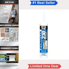 Elastomeric Sealant Clay 10.1 Oz Paintable Caulk Waterproof Flexible Joints