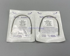 Dental Orthodontic Arch Wire Super Elastic Niti Round Rectangular Natural Form
