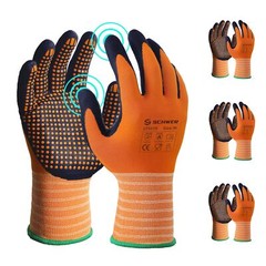 3 Pairs Lt5619 Work Gloves Microfoam Nitrile Coated Ansi A1 Cut Resistant Workin