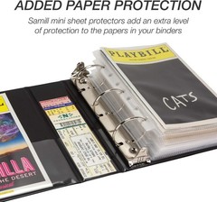 USA-Made Durable 3 Ring Mini Binder – Perfect for Everyday Document Management
