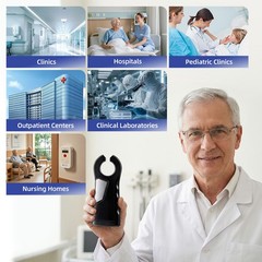 Portable Rechargeable Red Light Vein Finder Adjustable for Home & Clinic Use